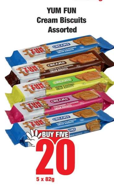 YUM FUN Cream Biscuits Assorted