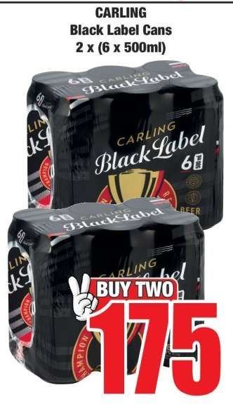 CARLING Black Label Cans