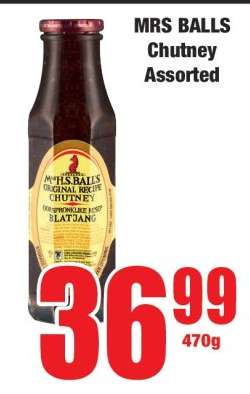 MRS BALLS Chutney Assorted