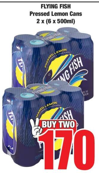 FLYING FISH Pressed Lemon Cans 2 x (6 x 500ml)
