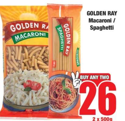 GOLDEN RAY Macaroni / Spaghetti
