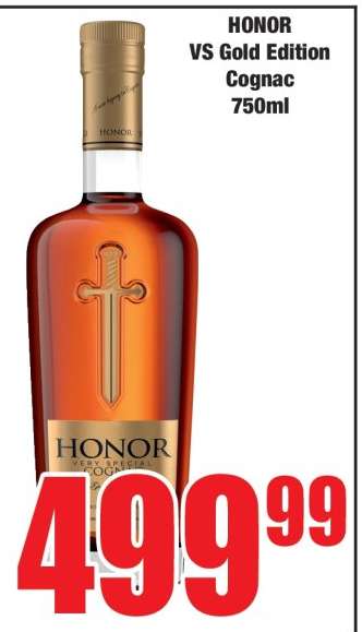 HONOR VS GOLD EDITION COGNAC 750ML