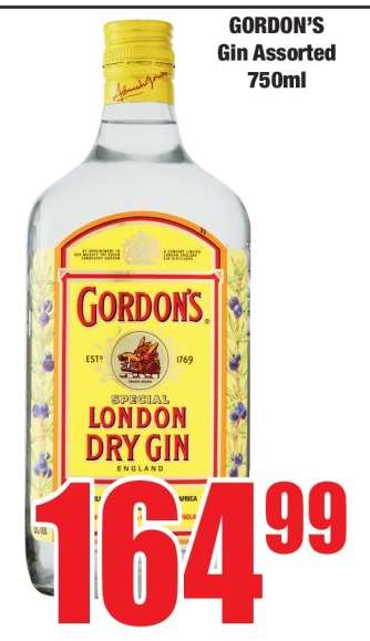 GORDON’S Gin Assorted 750ml