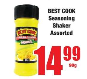 BEST COOK Seasoning Shaker Assorted
