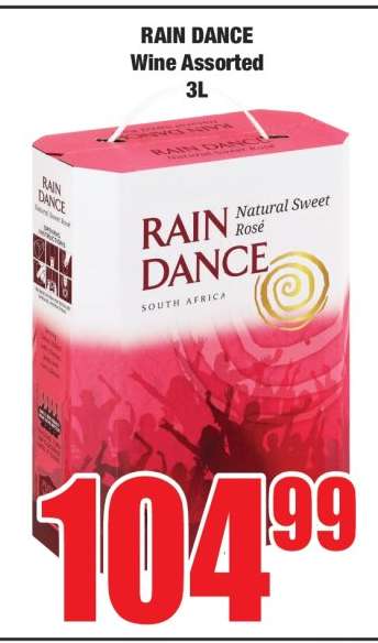 RAIN DANCE Wine Assorted 3L