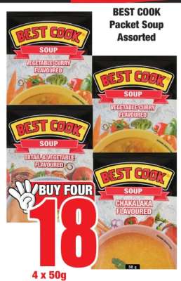 BEST COOK Packet Soup Assorted