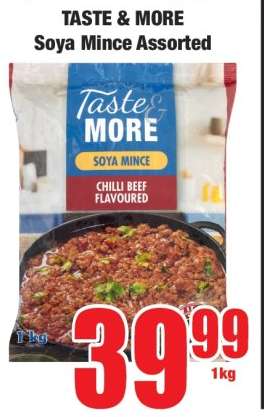 TASTE & MORE Soya Mince Assorted