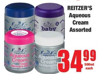 REITZER’S Aqueous Cream Assorted
