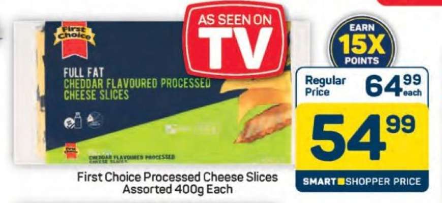 First Choice Processed Cheese Slices