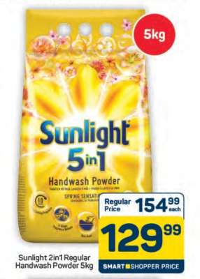 Sunlight 2in1 Regular Handwash Powder 5kg
