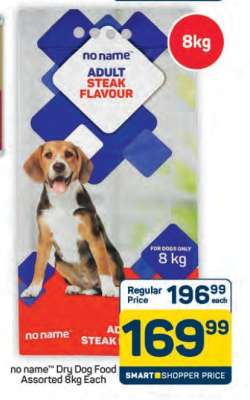 no name™ Adult Steak Flavour Dog Food
