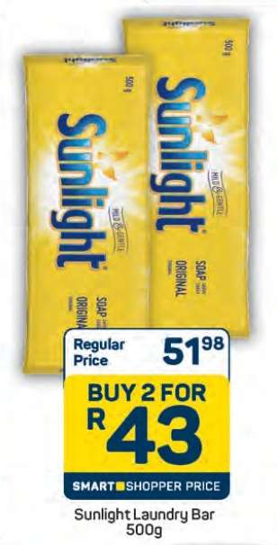 Sunlight Laundry Bar 500g