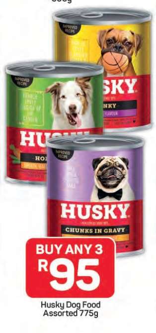 Husky Dog Food Assorted 775g