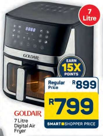 Goldair 7 Litre Digital Air Fryer