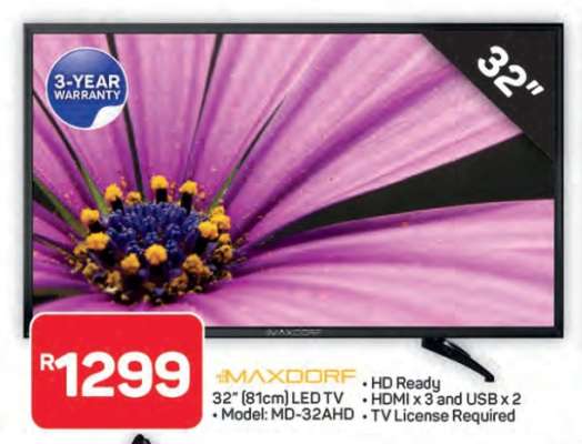 MAXDORF 32" LED TV
