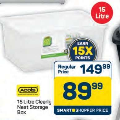 15 Litre Clearly Neat Storage Box