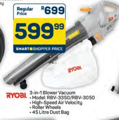 RYOBI 3-in-1 Blower Vacuum