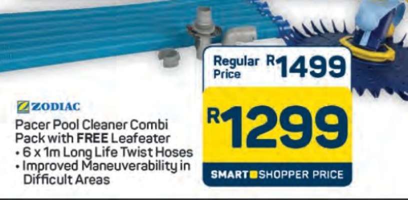 Zodiac Pacer Pool Cleaner Combi Pack