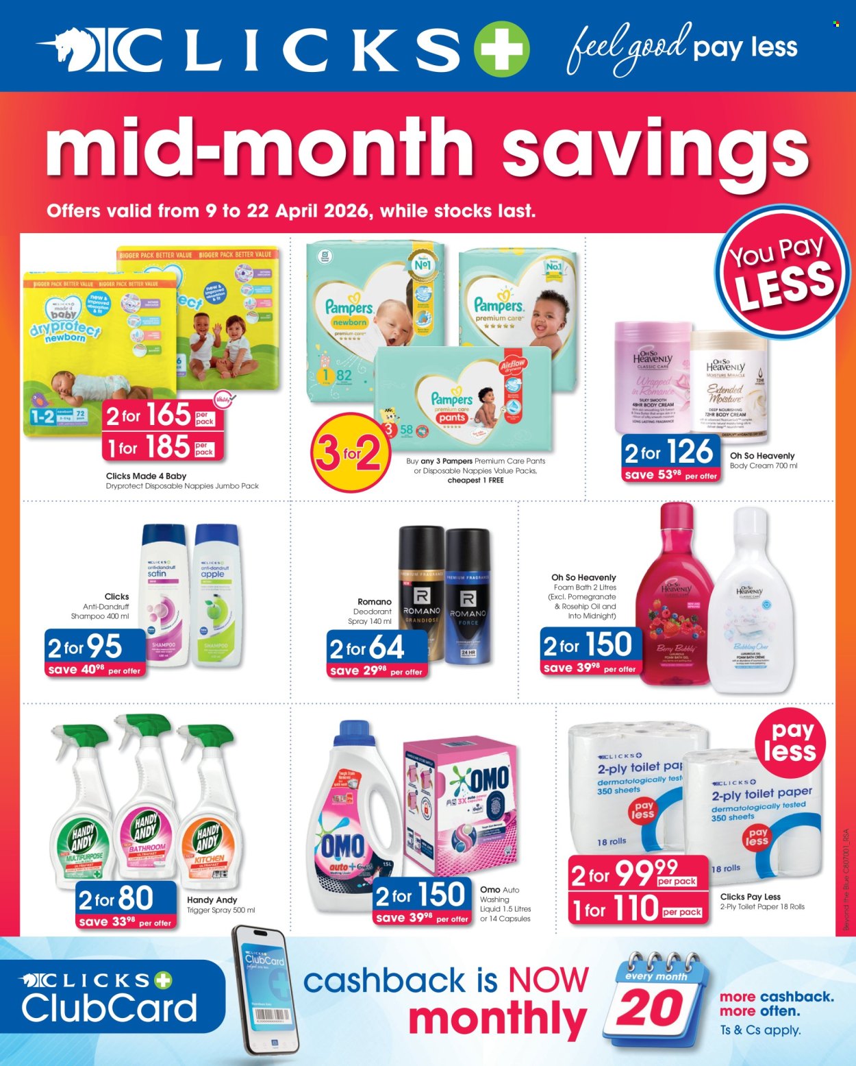 Clicks specials - 09/04/2026 - 22/04/2026. Page 1