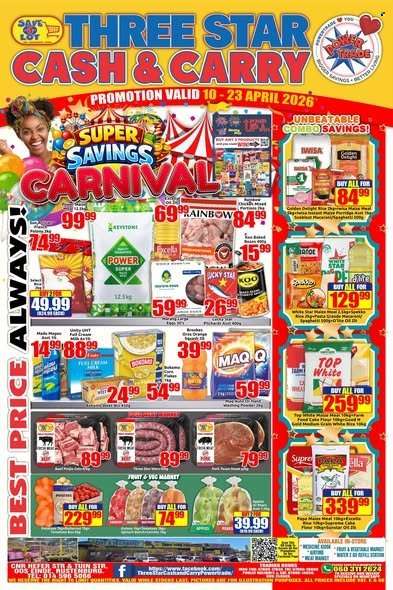 Three Star Cash and Carry catalogue  - 10/04/2026 - 23/04/2026.