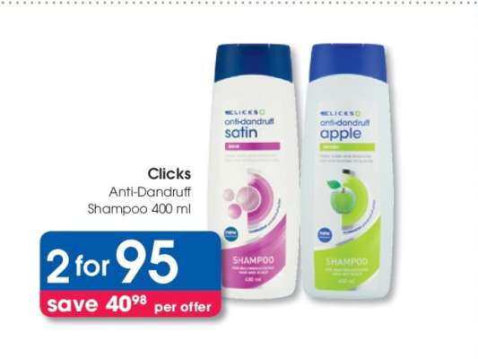 Clicks Anti-Dandruff Shampoo 400 ml
