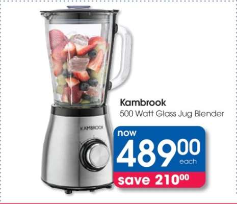 Kambrook 500 Watt Glass Jug Blender
