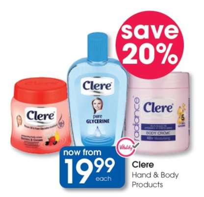 Clere Hand & Body Products