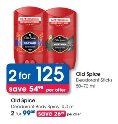Old Spice Deodorant Sticks 50–70 ml