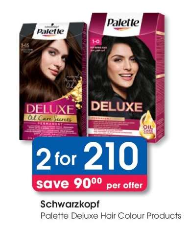 Schwarzkopf Palette Deluxe Hair Colour Products