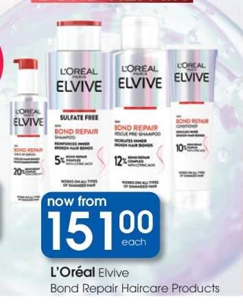 L'Oréal Elvive Bond Repair Haircare Products