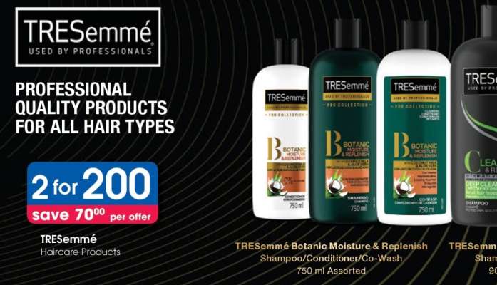 TRESemmé Botanic Moisture & Replenish Shampoo/Conditioner/Co-Wash
