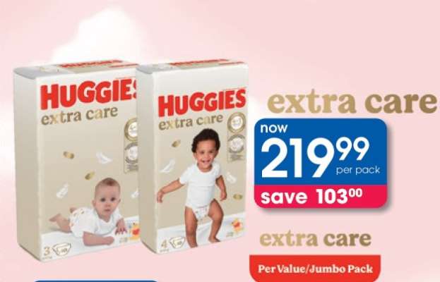 Huggies extra care