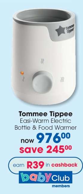 Tommee Tippee Easi-Warm Electric Bottle & Food Warmer