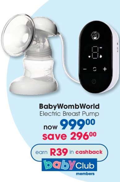 BabyWombWorld Electric Breast Pump