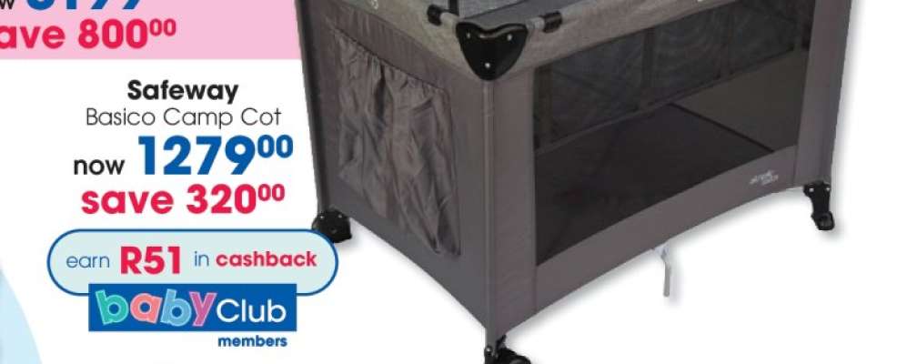 Safeway Basico Camp Cot