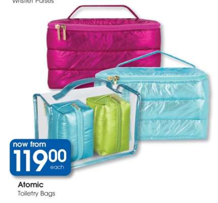 Atomic Toiletry Bags