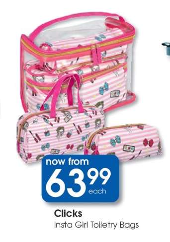 Clicks Insta Girl Toiletry Bags