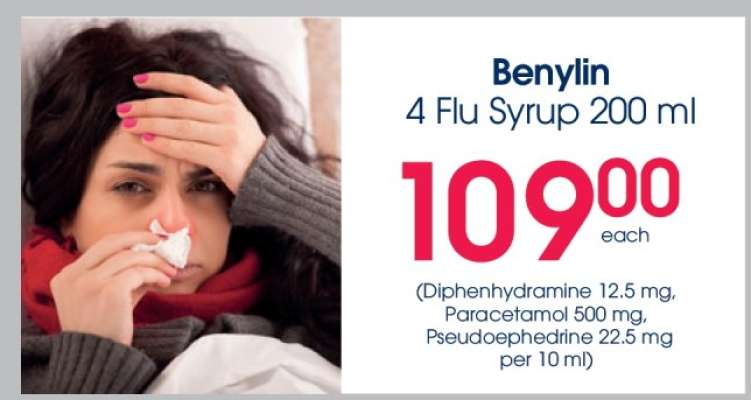Benylin 4 Flu Syrup 200 ml