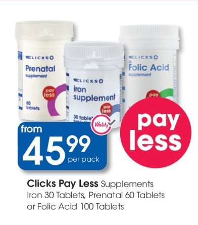 Clicks Pay Less Supplements