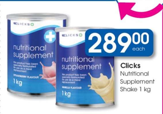 Clicks Nutritional Supplement Shake 1 kg