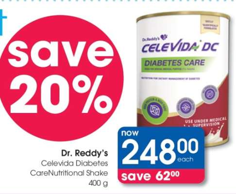 Dr. Reddy’s Celevida Diabetes Care Nutritional Shake 400 g