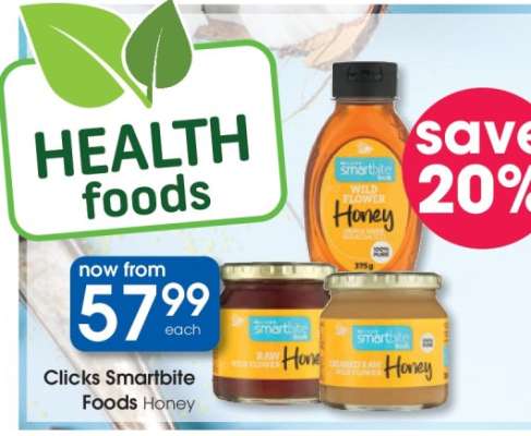 Clicks Smartbite Foods Honey