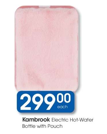 Kambrook Electric Hot-Water Bottle with Pouch