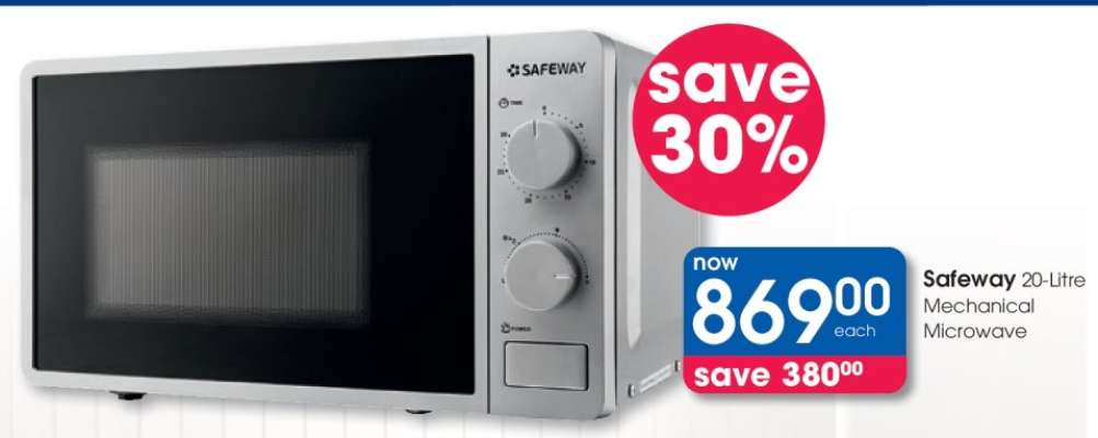 Safeway 20-Litre Mechanical Microwave