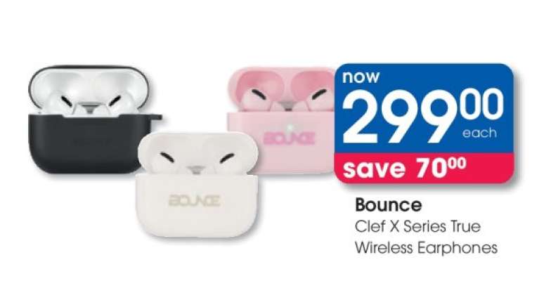 Bounce Clef X Series True Wireless Earphones