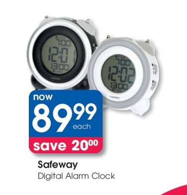 Safeway Digital Alarm Clock