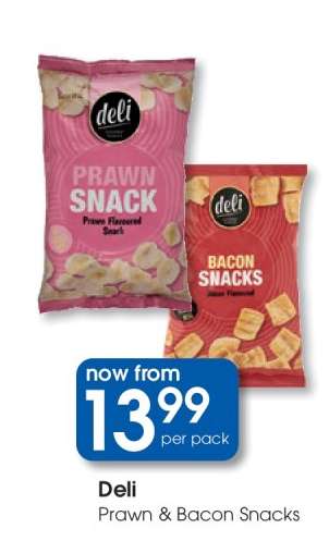 Deli Prawn & Bacon Snacks