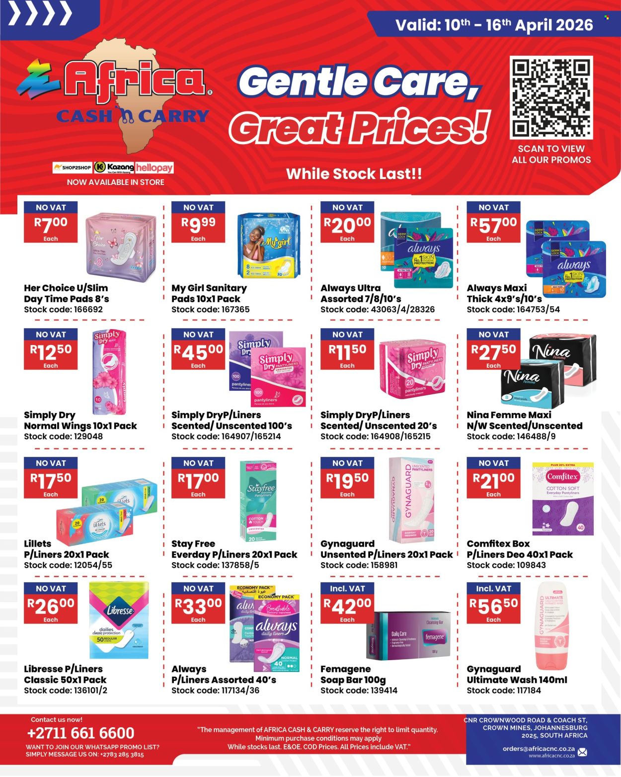 Africa Cash & Carry specials - 10/04/2026 - 16/04/2026. Page 1