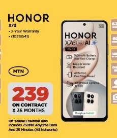 HONOR X7d