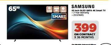 Samsung 65 Inch QLED Q65A 4K Smart TV